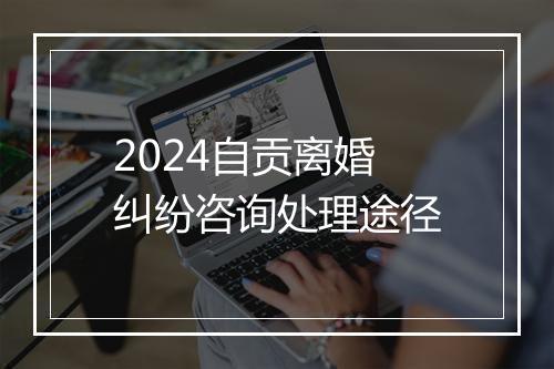 2024自贡离婚纠纷咨询处理途径