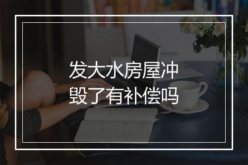 发大水房屋冲毁了有补偿吗