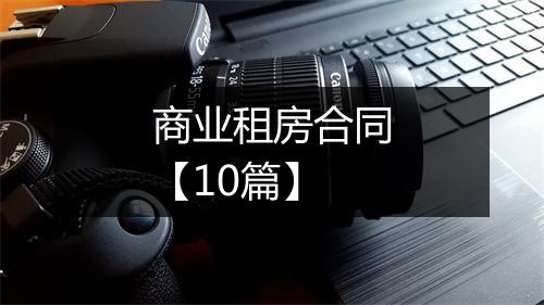 商业租房合同【10篇】