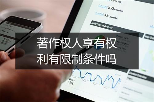 著作权人享有权利有限制条件吗