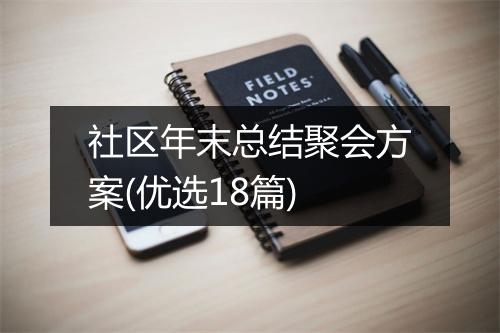 社区年末总结聚会方案(优选18篇)