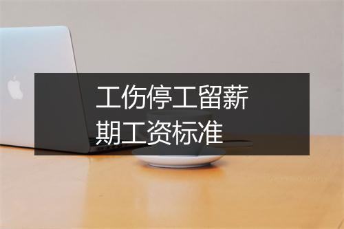 工伤停工留薪期工资标准