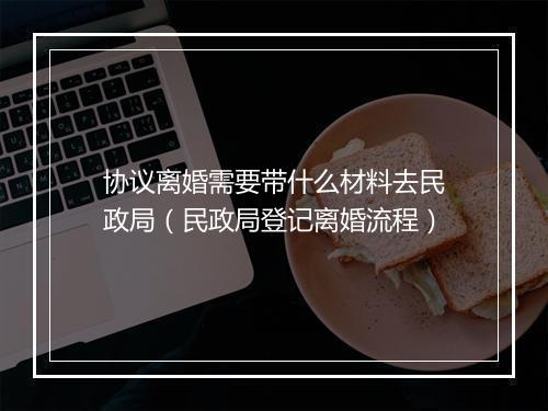 协议离婚需要带什么材料去民政局（民政局登记离婚流程）