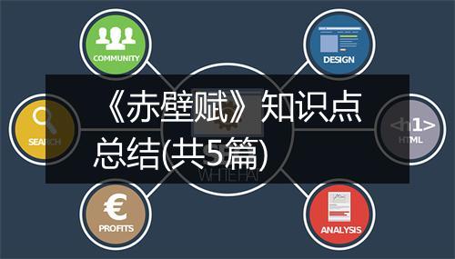 《赤壁赋》知识点总结(共5篇)