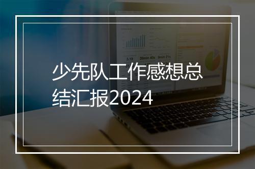 少先队工作感想总结汇报2024