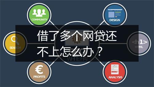 借了多个网贷还不上怎么办？