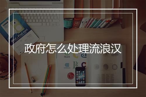 政府怎么处理流浪汉