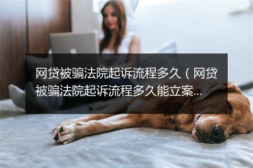 网贷被骗法院起诉流程多久（网贷被骗法院起诉流程多久能立案）