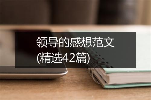 领导的感想范文(精选42篇)