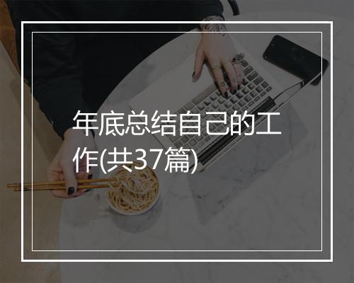 年底总结自己的工作(共37篇)
