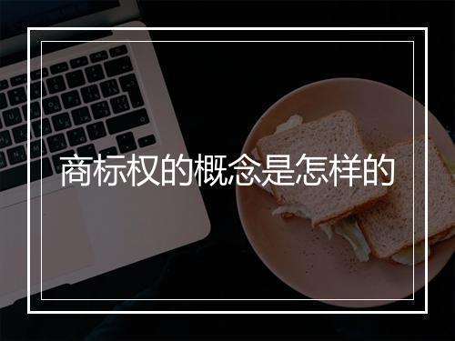 商标权的概念是怎样的