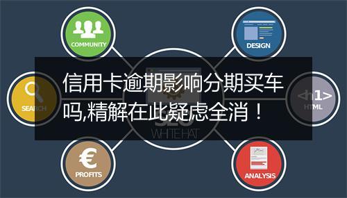 信用卡逾期影响分期买车吗,精解在此疑虑全消！