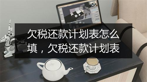 欠税还款计划表怎么填，欠税还款计划表