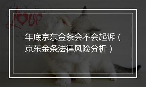 年底京东金条会不会起诉（京东金条法律风险分析）