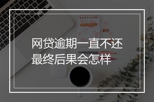 网贷逾期一直不还最终后果会怎样