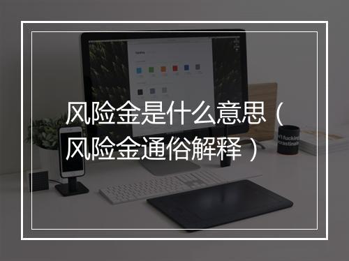 风险金是什么意思（风险金通俗解释）