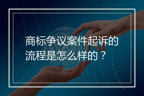 商标争议案件起诉的流程是怎么样的？
