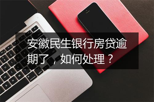 安徽民生银行房贷逾期了，如何处理？