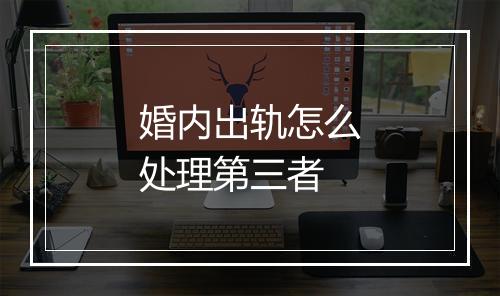 婚内出轨怎么处理第三者