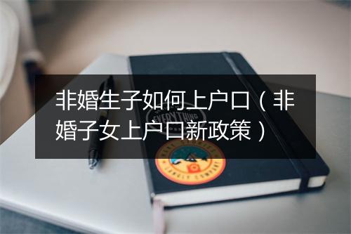 非婚生子如何上户口（非婚子女上户口新政策）