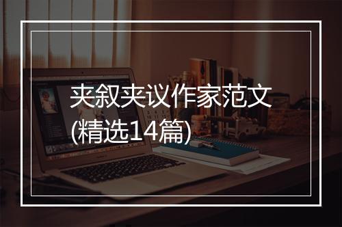 夹叙夹议作家范文(精选14篇)