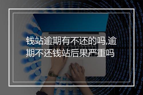 钱站逾期有不还的吗,逾期不还钱站后果严重吗