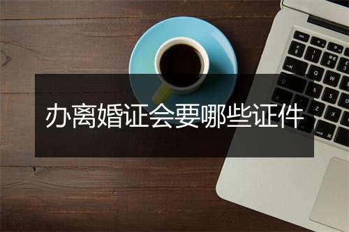 办离婚证会要哪些证件
