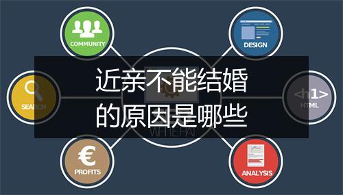 近亲不能结婚的原因是哪些