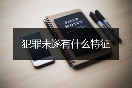 犯罪未遂有什么特征