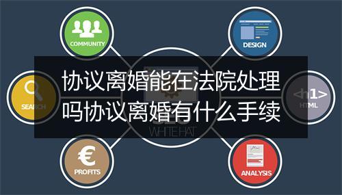 协议离婚能在法院处理吗协议离婚有什么手续
