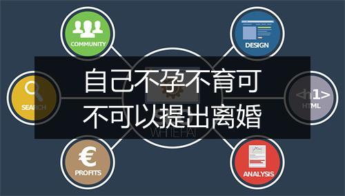 自己不孕不育可不可以提出离婚
