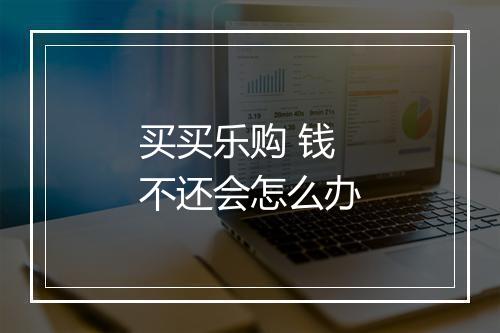 买买乐购 钱不还会怎么办