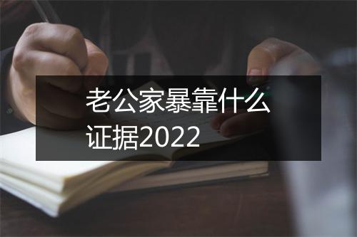 老公家暴靠什么证据2022