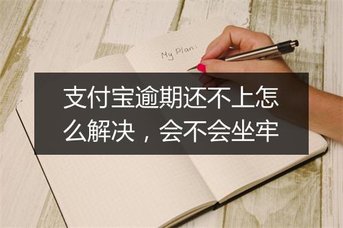支付宝逾期还不上怎么解决，会不会坐牢