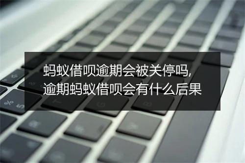 蚂蚁借呗逾期会被关停吗,逾期蚂蚁借呗会有什么后果