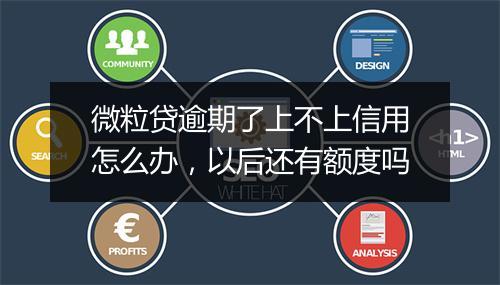 微粒贷逾期了上不上信用怎么办，以后还有额度吗