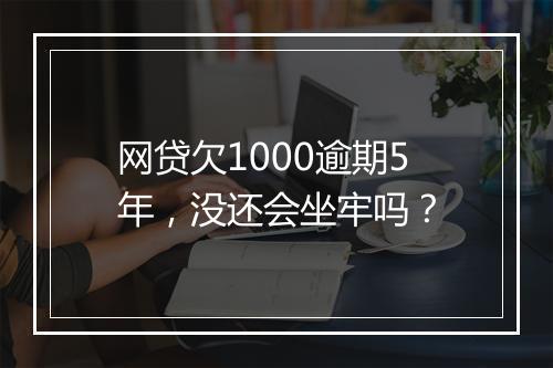 网贷欠1000逾期5年，没还会坐牢吗？