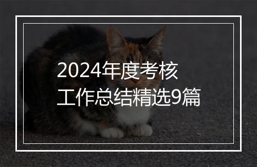2024年度考核工作总结精选9篇