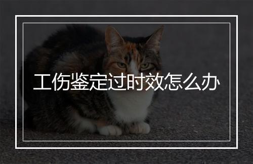 工伤鉴定过时效怎么办