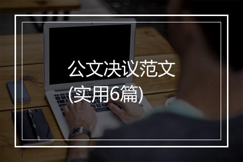 公文决议范文(实用6篇)