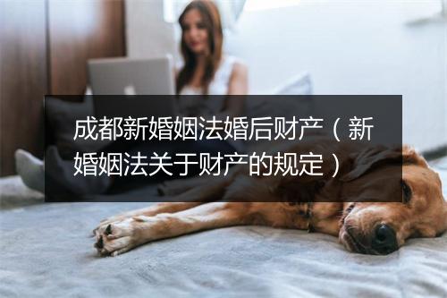 成都新婚姻法婚后财产（新婚姻法关于财产的规定）