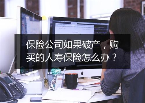 保险公司如果破产，购买的人寿保险怎么办？