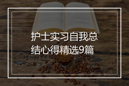 护士实习自我总结心得精选9篇