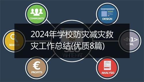 2024年学校防灾减灾救灾工作总结(优质8篇)