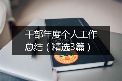 干部年度个人工作总结（精选3篇）