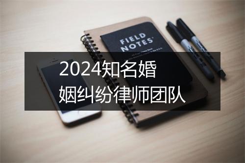 2024知名婚姻纠纷律师团队