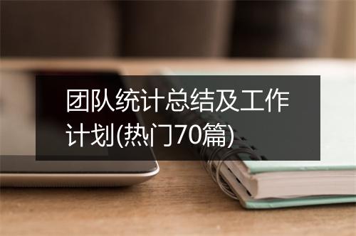 团队统计总结及工作计划(热门70篇)