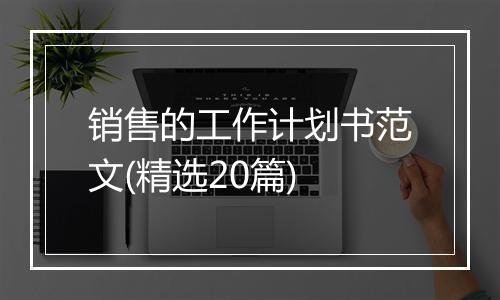 销售的工作计划书范文(精选20篇)
