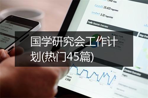 国学研究会工作计划(热门45篇)