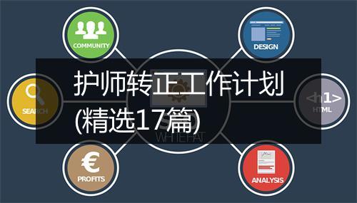 护师转正工作计划(精选17篇)